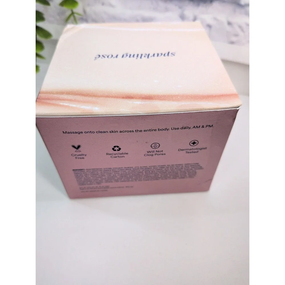 NIB😍TULA Whipped Glow Body Moisturizer w/ Hyaluronic Acid, Sparkling Rosé 8.1oz
